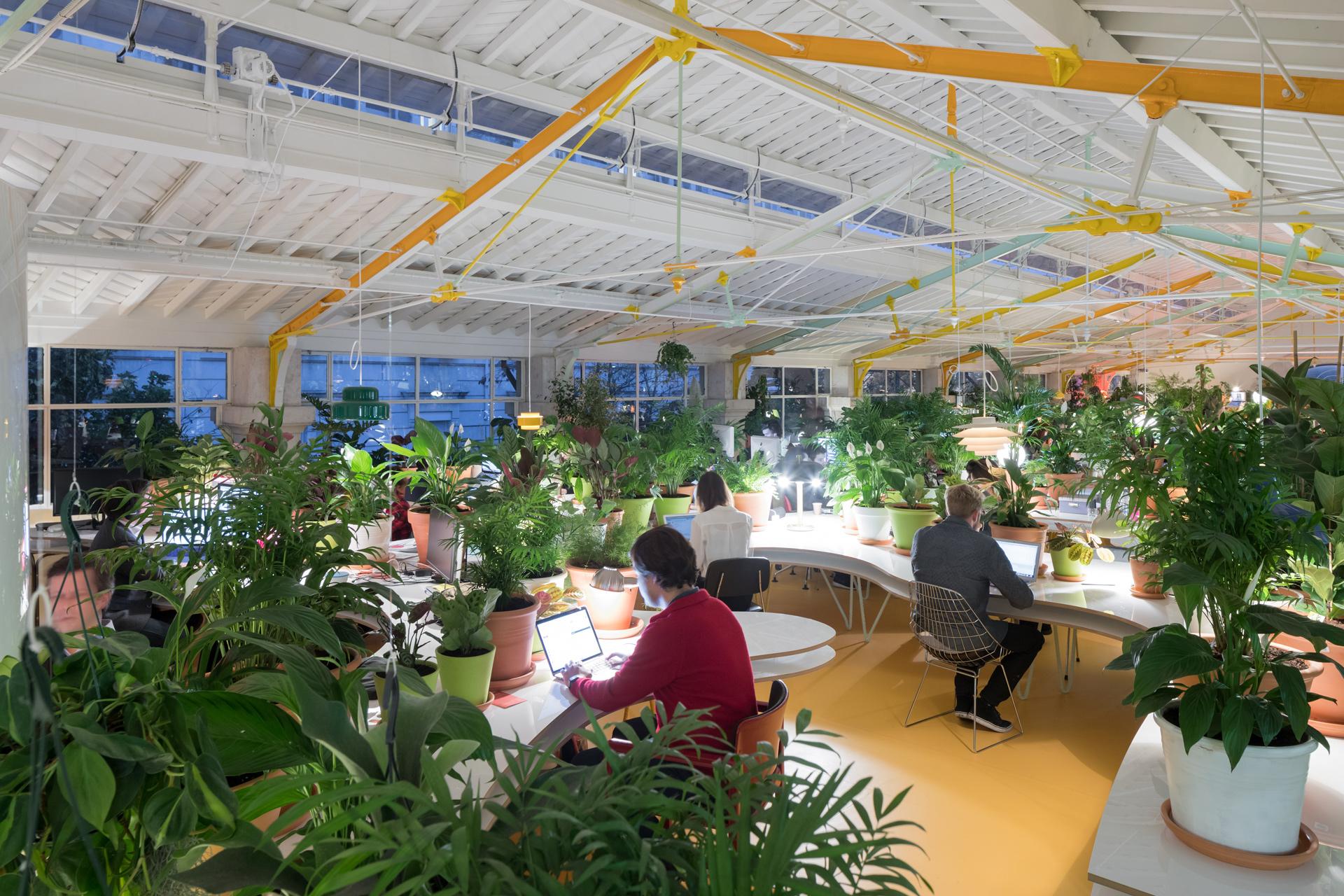 FRAME | Grow green in the vibrant co-working space designed by SelgasCano