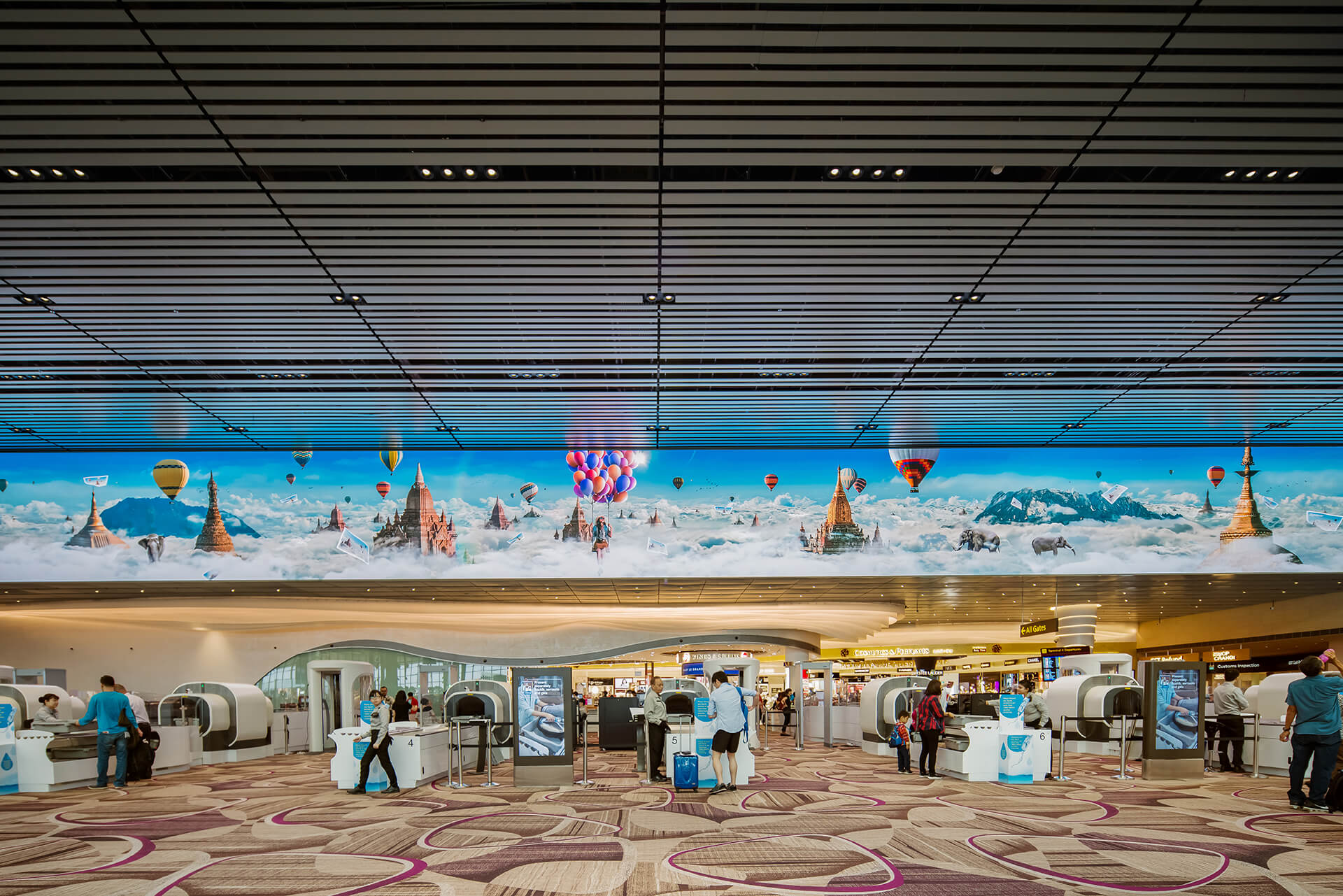 Changi Airport's Terminal 4  Changi, In this moment, Airports terminal