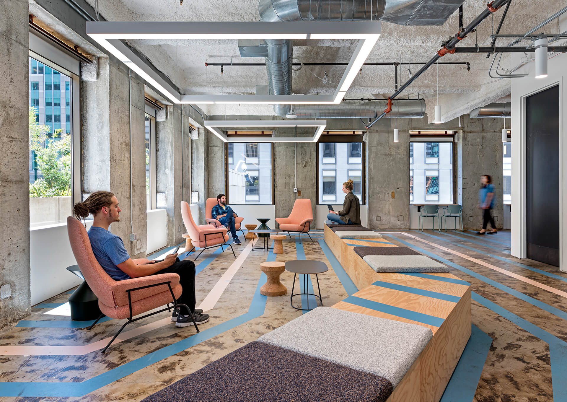 FRAME | Uber's transient office in San Francisco references a streetscape  aesthetic