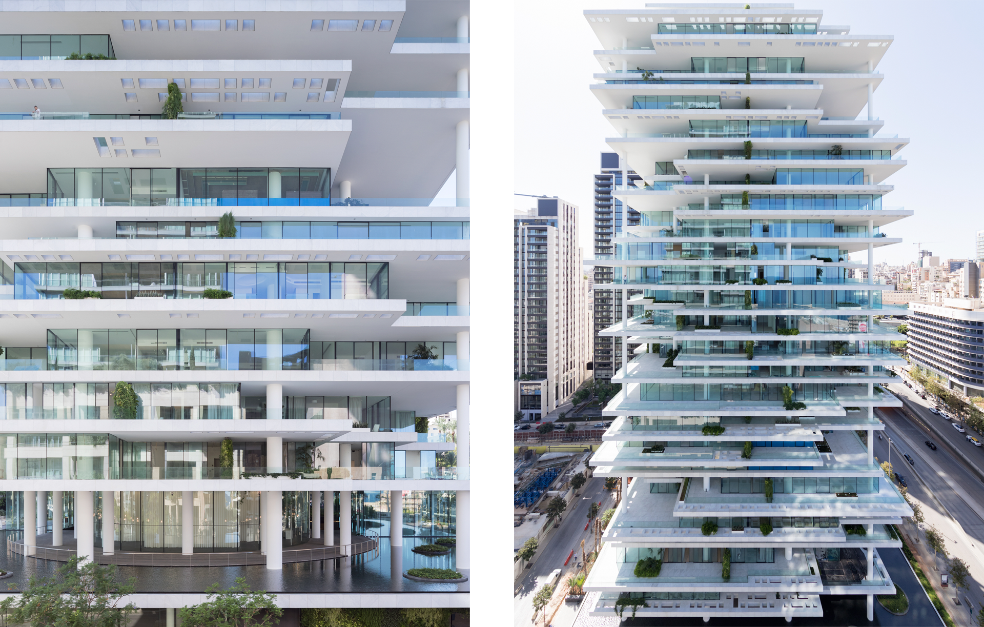 Frameweb Herzog & de Meuron builds a tower of vertically layered