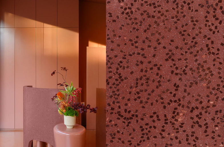 Recycled Terrazzo Reception   Desk
