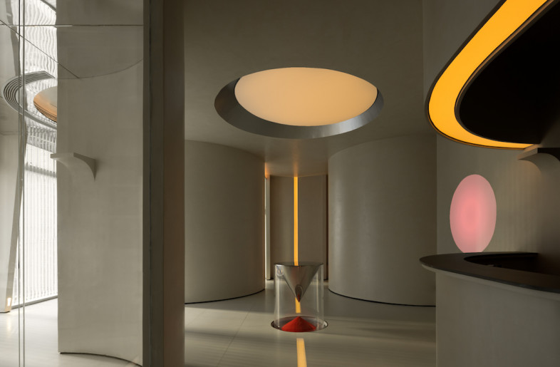 Cyclelab is a skincare facility in Shenzhen, China, which practices skincare in harmony with the 28-day natural skin cycle. - Courtesy of Godot Design