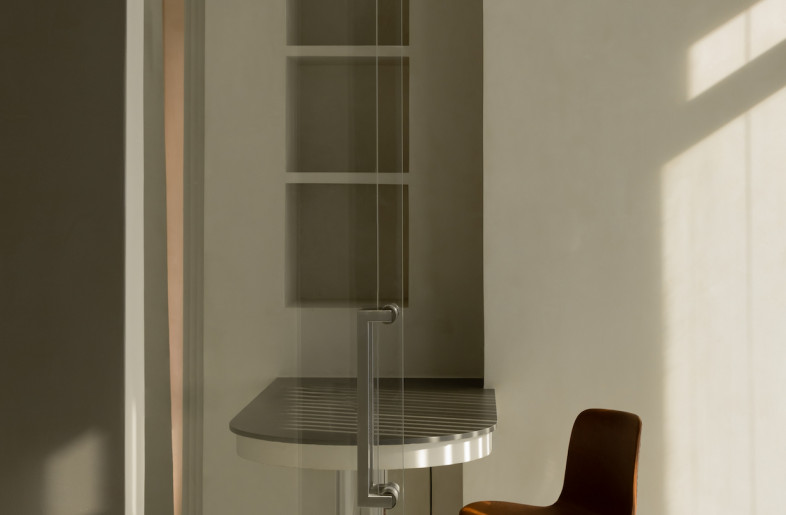 From here, the examination and treatment rooms are accessed. - Courtesy of Godot Design