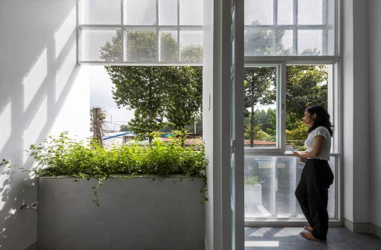 The residence design capitalizes on natural light. - Hiroyuki Oki