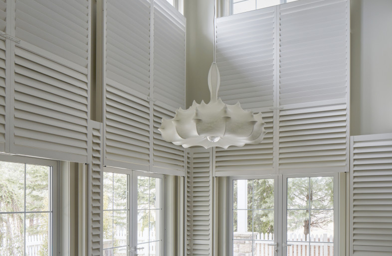 Louvers in full opening position. - James Brittain Photography