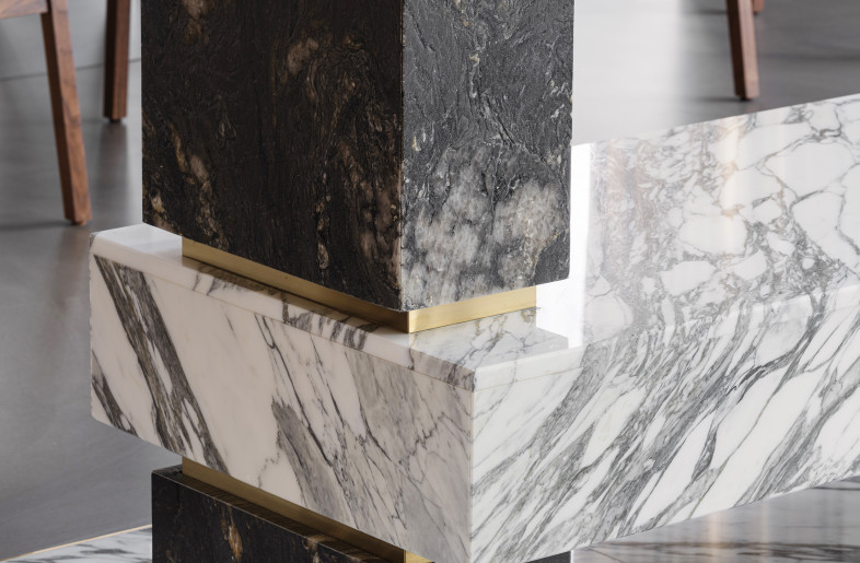 Detail of Marble Bench Gate - Mingu Kang