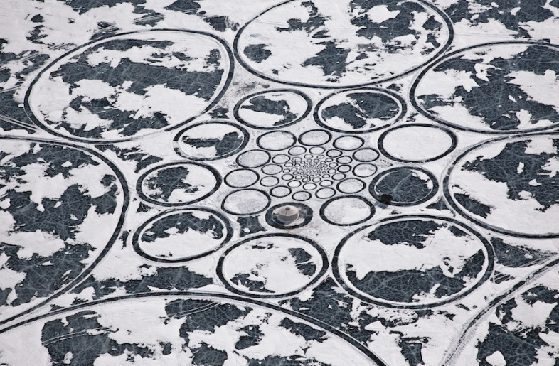 【DVD付写真集】Jim Denevan: Lake Baikal Frameweb | Lake Baikal Land Art by Jim Denevan