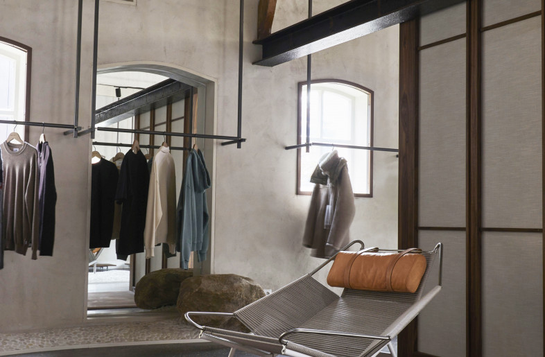 Display racks and fitting rooms are each given their own defined space to avoid distraction and encourage focus. - Sarah Wijzenbeek