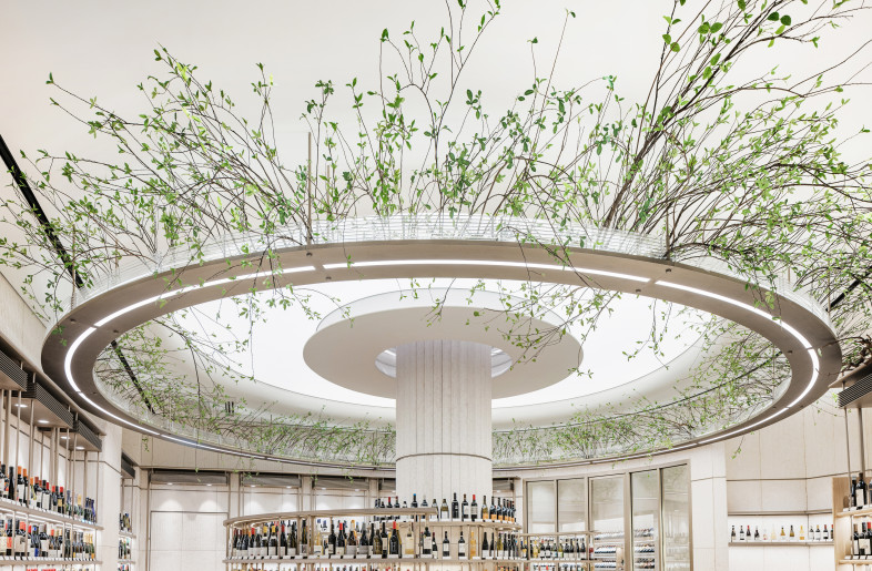 Retail Hall Detail - WINE WORKS