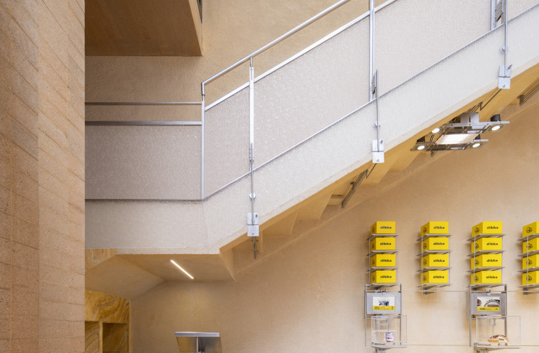 The bakery-café is spread across two storeys, offering visitors a varied spatial experience across its 120-sq-m. - SFAP