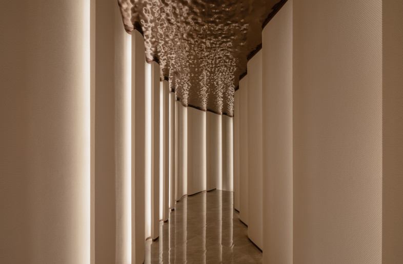 view of the cascading corridor - Wen Studio