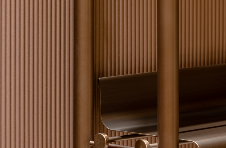 display shelving detail - Wen Studio