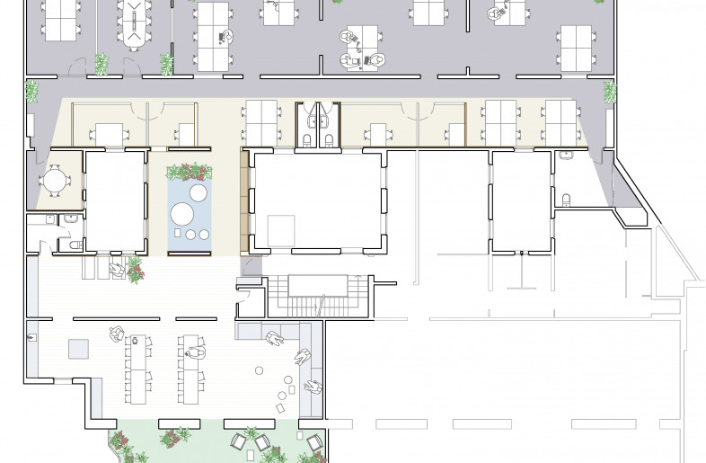 floor plan Isolutions Barcelona - sbA
