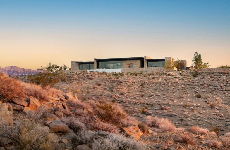 Anchored in the landscape, a tranquil refuge along the fringes of the city at sunrise. - Stetson Ybarra
