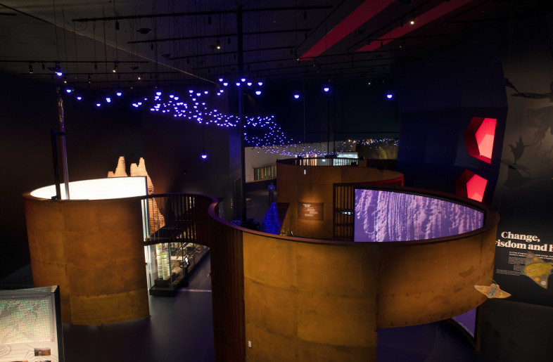 Bird's eye view showing interlocking "islands of experience" - National Museum of Australia