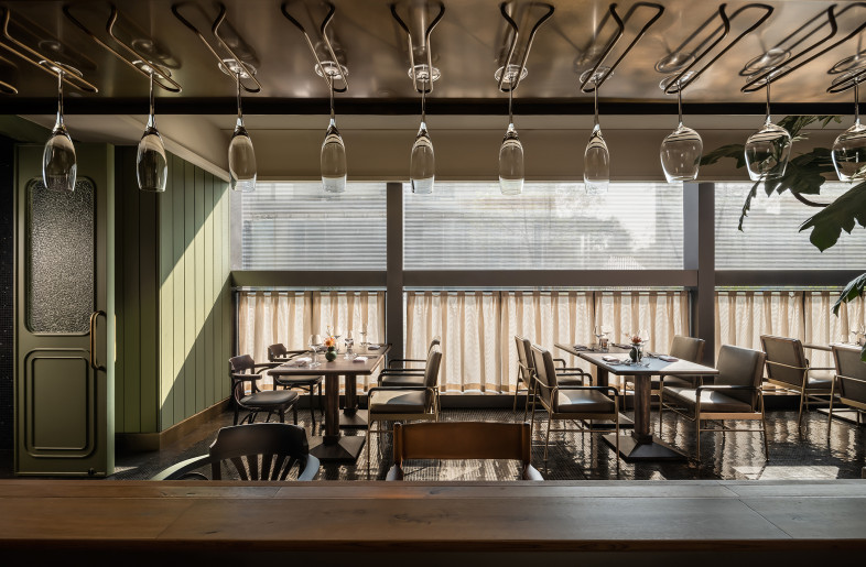 The ambiance of the space is a composite of the feelings each material evokes. - Ting Wang