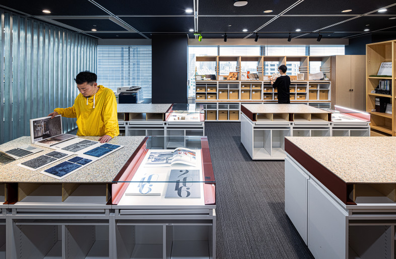 Material Gallery, where we display Ethical Material - Katsuhiro Aoki