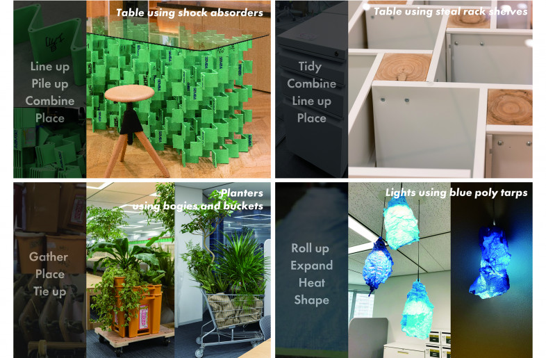 Upcycled furnitures - Katsuhiro Aoki