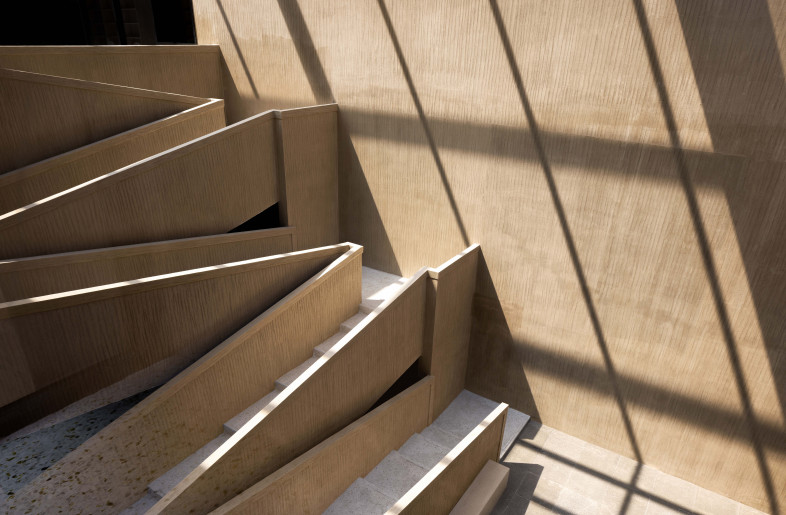 Staircase towards level 2 in atrium area - YinXiang Photography