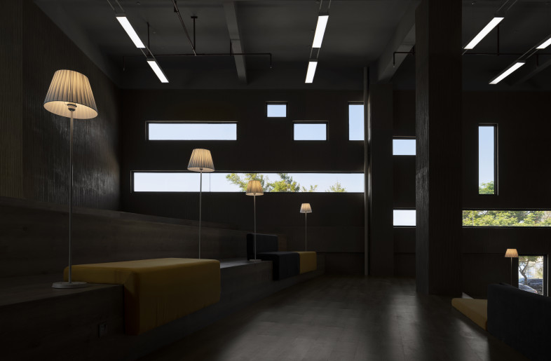 Looking out to the side elevation from the grand staircase - YinXiang Photography