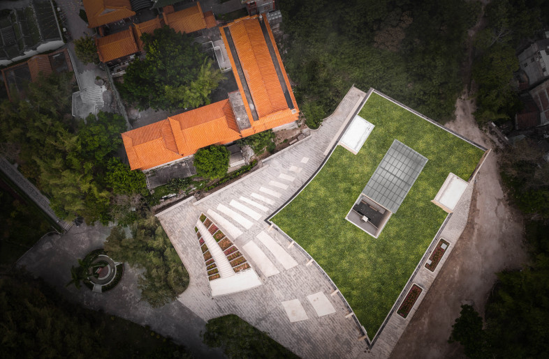 Arial shot of the site plan - YinXiang Photography