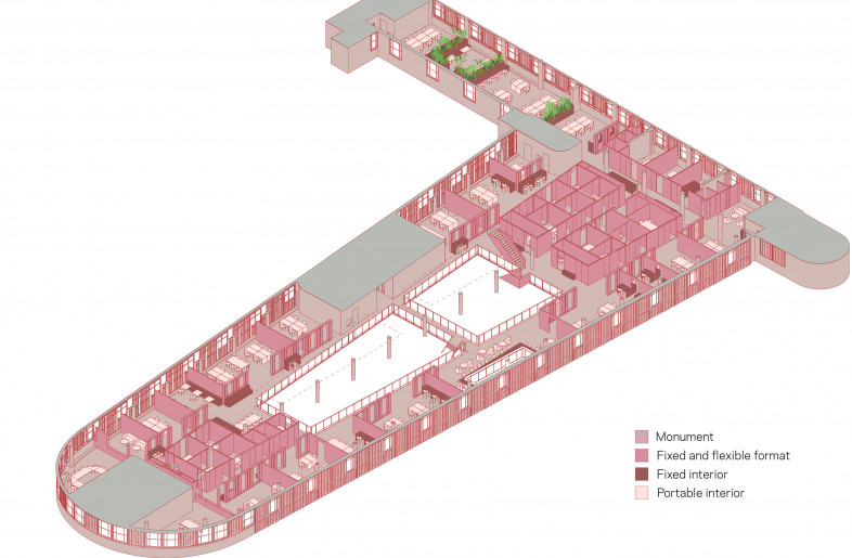 Axo Floor 6 - Kraaijvanger Architects