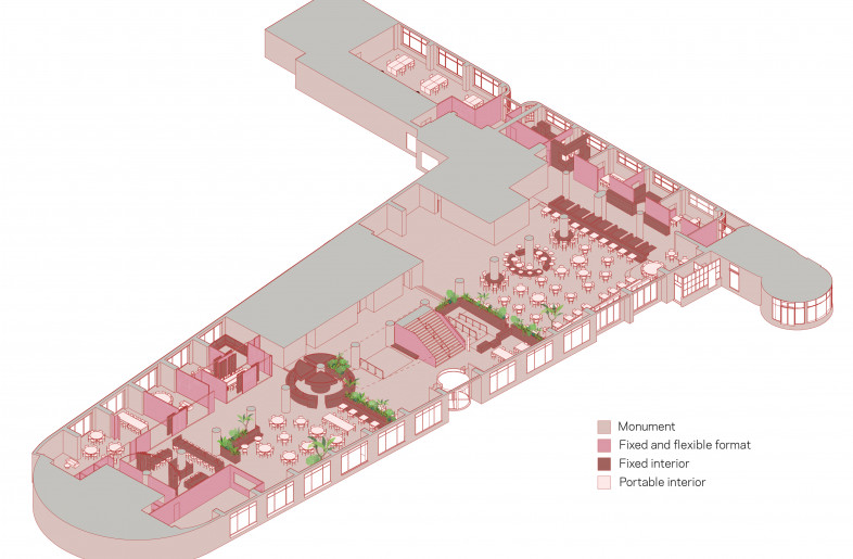 Axo Ground Floor - Kraaijvanger Architecs