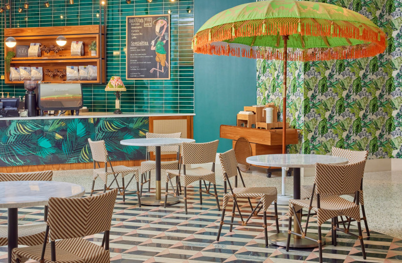 A tropical oasis awaits at every corner, including the market grab-and-go. - Mike Schwartz