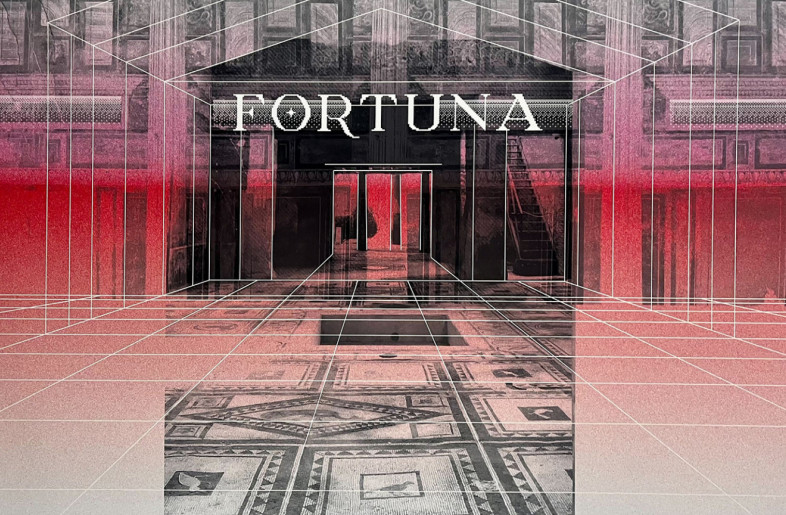 A classical Roman font with a pixel art style that combines ancient aesthetics with a hyper digital feel. The pixel pattern also refers to Roman mosaics, an invention from the ancient time. - NorthernLight