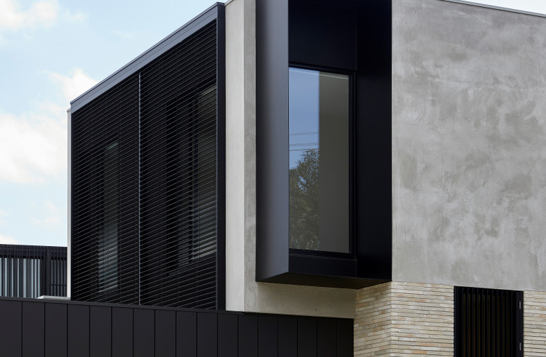 Exterior View With Window Shroud-Awning Detail - Dave Kulesza
