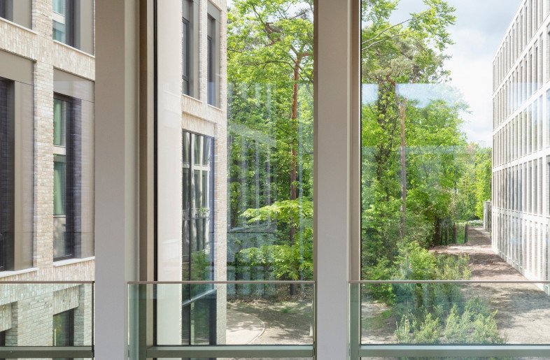 One of the conservatory-like corridors in the central hall - Hanne van der Woude