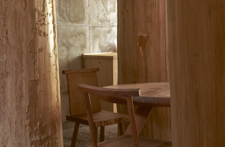 The office comprises one single desk and chair for the business owner who works alone. - Edmund Sumner