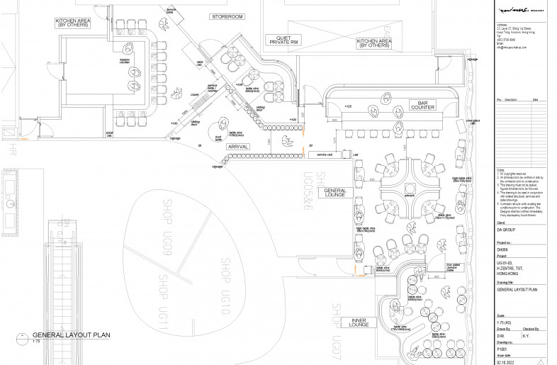 General layout plan - Minus Workshop team