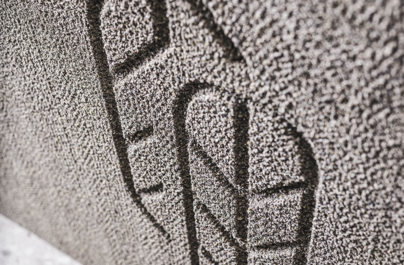3D printed concrete, detail reception - (C) Hannes Niederkofler