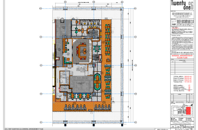 Floor plan of the space. - TwentyOne06