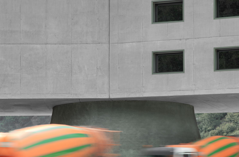 New access to the levitating structure - Gustav Willeit