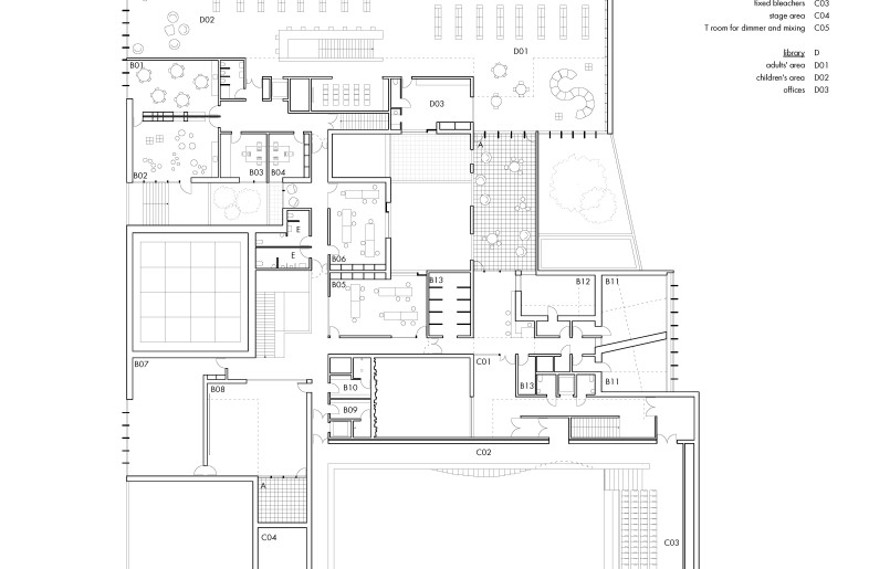 Second floor plan - Dominique Coulon & Associés