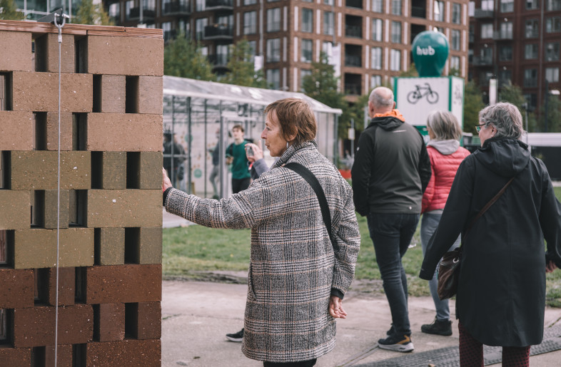 Earth bricks are invitingly tactile - Lusia Sural
