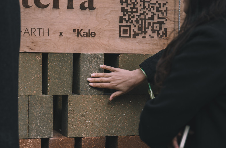 Earth bricks are invitingly tactile - Lusia Sural