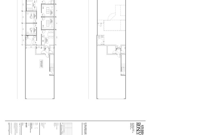 Construction Plan - Studio Roslyn