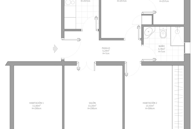 Original floorplan - StudioMadera sl