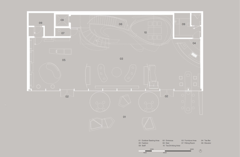 floorplan 1F - say architects