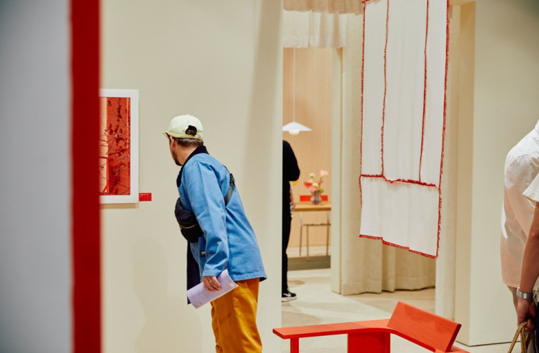 The monumental space invited visitors in and offered experiences for the various senses. - Eeva Suutari