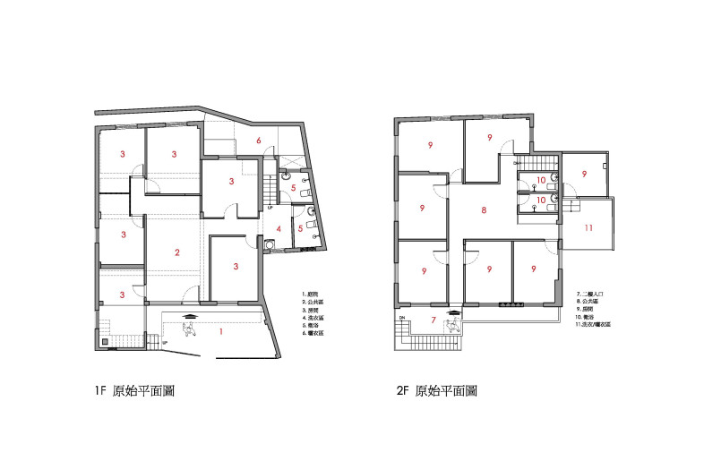 原始平面圖 - C house
