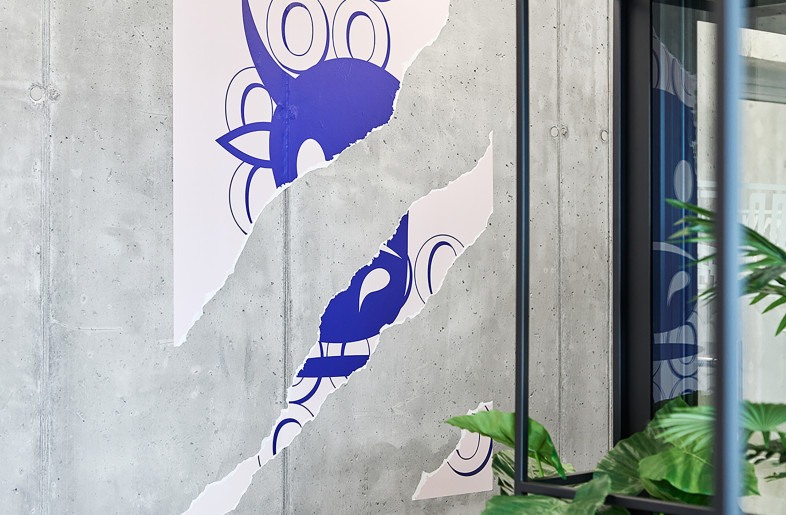 Wall art calls to mind Berlin’s billboards. - Philip Kottlorz