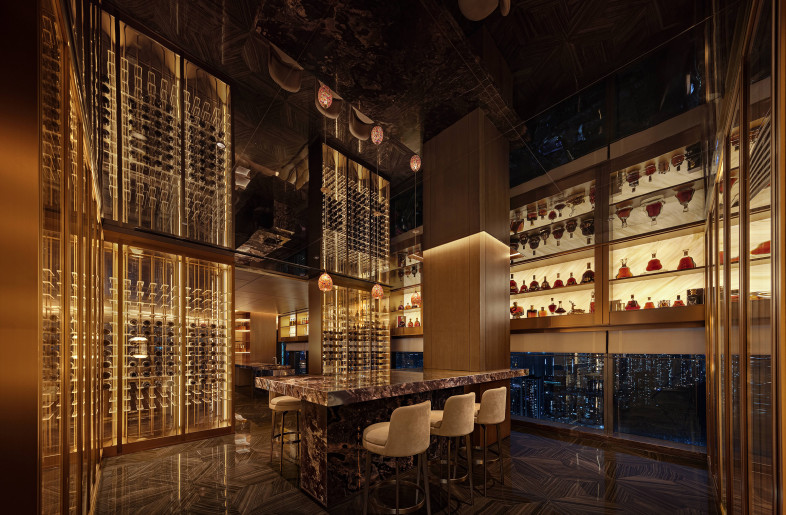 Red Wine Display Area - SHI XIANG WAN HE