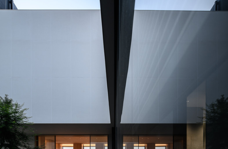 view of the courtyard on the top floor - XU Yiwen