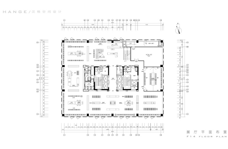 the 14th floor plan for fashion exhibition hall - Hange design