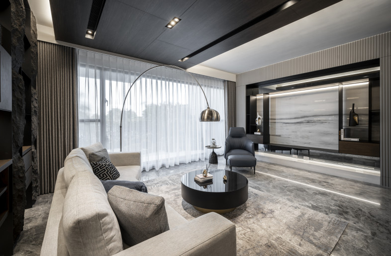 The second-floor common area fosters a different style from the first floor yet still maintains the theme of tranquility. - More-studio