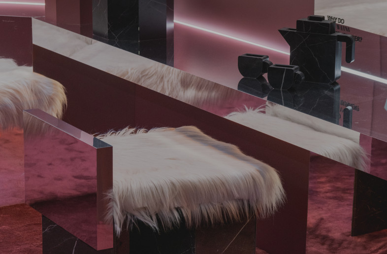 WANNA wanted to explore the possibilities of these materials for product design. So the studio have created everything from the chair, tea set, and table lamps. - Javier de Paz García